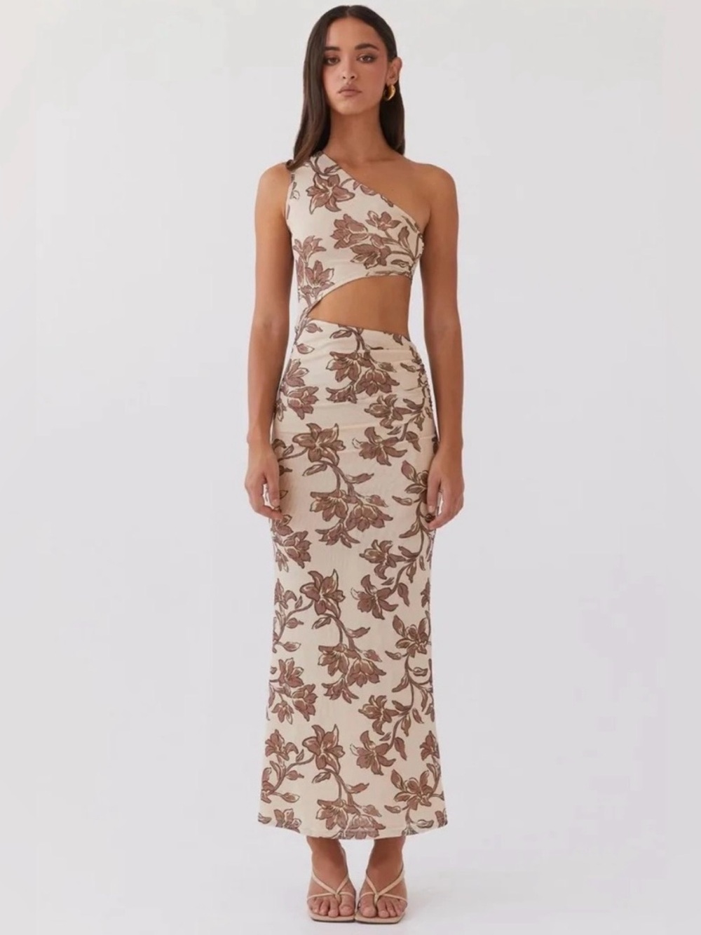 NWT Peppermayo Shadows in the Sun Mesh Maxi Dress